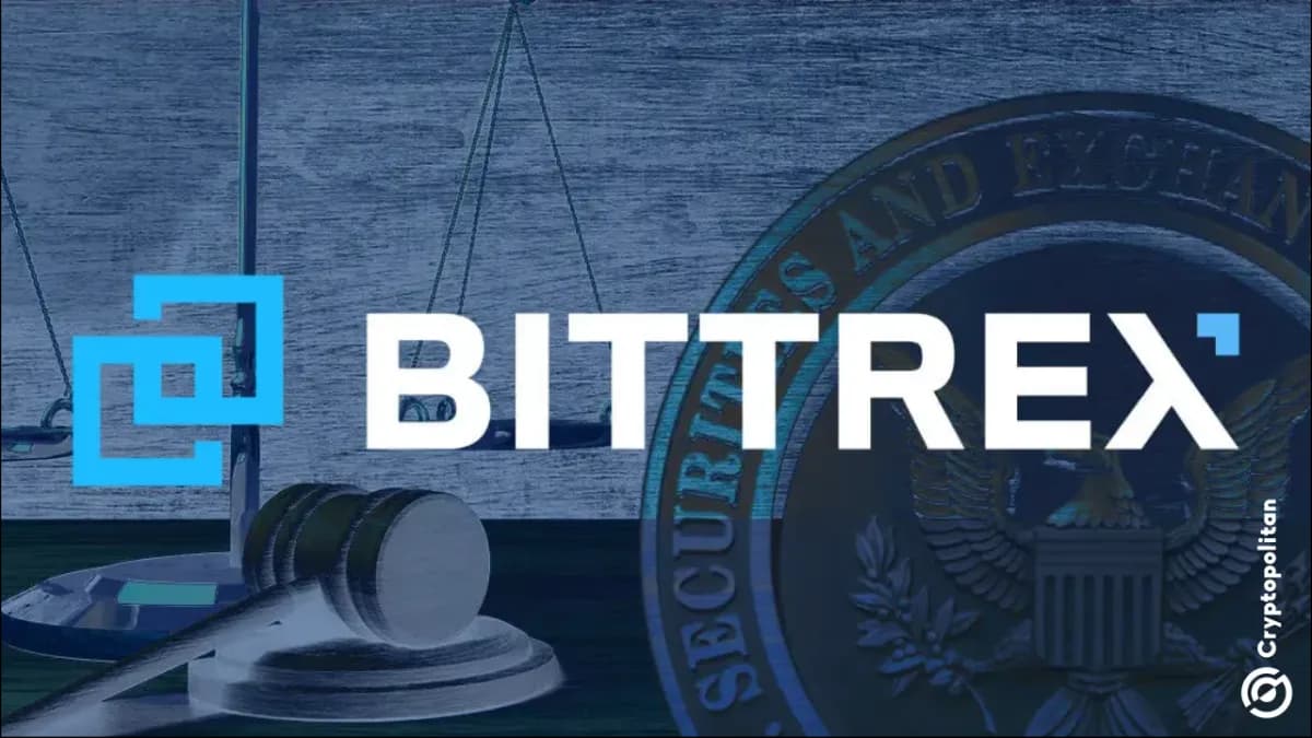 هل تستطيع منصة Bittrex استعادة 24 مليون دولار بعد أن تخلت هيئة الأوراق المالية والبورصات الأمريكية عن قضايا العملات المشفرة التي تعود إلى عهد بايدن؟ - Cryptopolitan