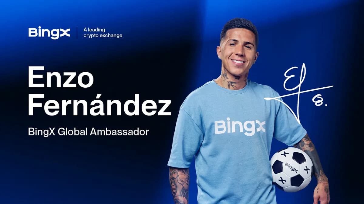 أعلنت BingX عن تعيين بطل العالم إنزو فرنانديز سفيراً عالمياً لها قبل انطلاق كأس العالم لكرة القدم 2026 - Cryptopolitan