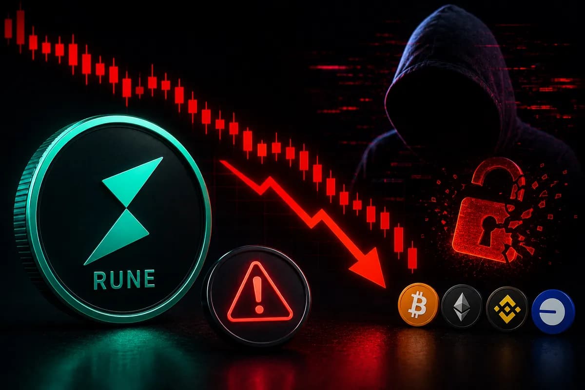 اختراق جديد يضرب مشروع “THORChain” ويهوي بعملة RUNE بأكثر من 15%