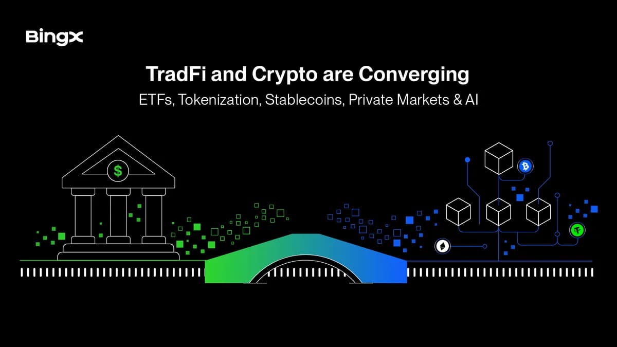 لم تعد أسواق التمويل التقليدي والعملات الرقمية أسواقًا متوازية، وفقًا لأبحاث BingX - Cryptopolitan