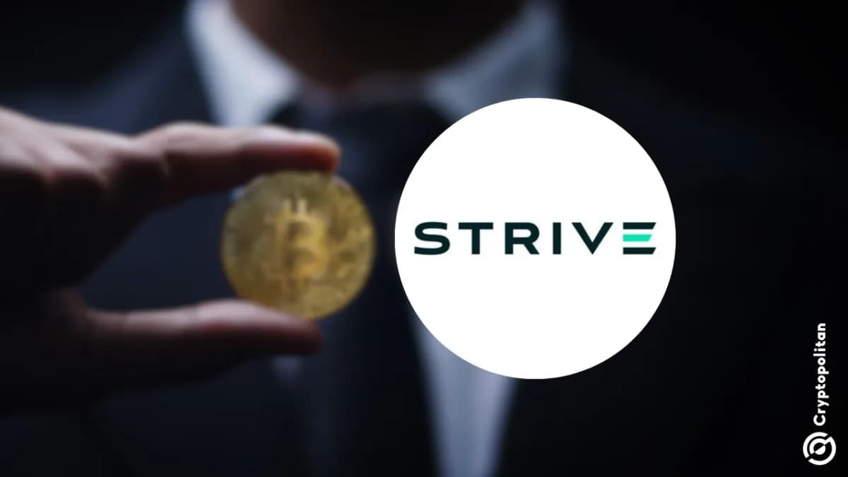تتفوق شركة سترايف على كوين بيس في حيازات البيتكوين، وتحل محل شركة ستراتيجي في مسار الشراء بصفقة شراء بقيمة 85 مليون دولار