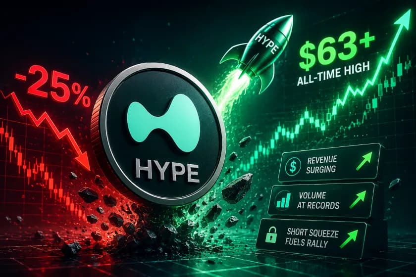 رغم هبوطها بنسبة 25% في وقت سابق: العملة الرقمية HYPE تسجل قمم تاريخية جديدة؟