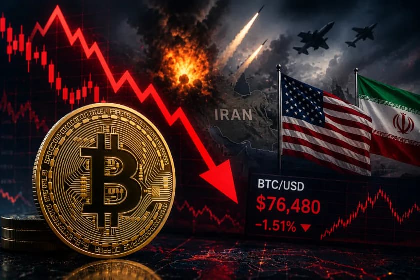 سعر البيتكوين يتراجع مجددا مع تجدد الضربات الأمريكية على إيران