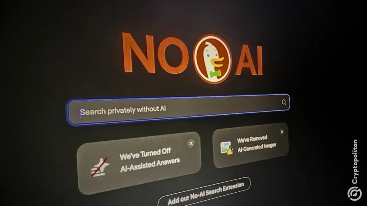 أطلقت DuckDuckGo إضافات بحث مجانية مدعومة بالذكاء الاصطناعي في ظل انسحاب مستخدمي جوجل - Cryptopolitan