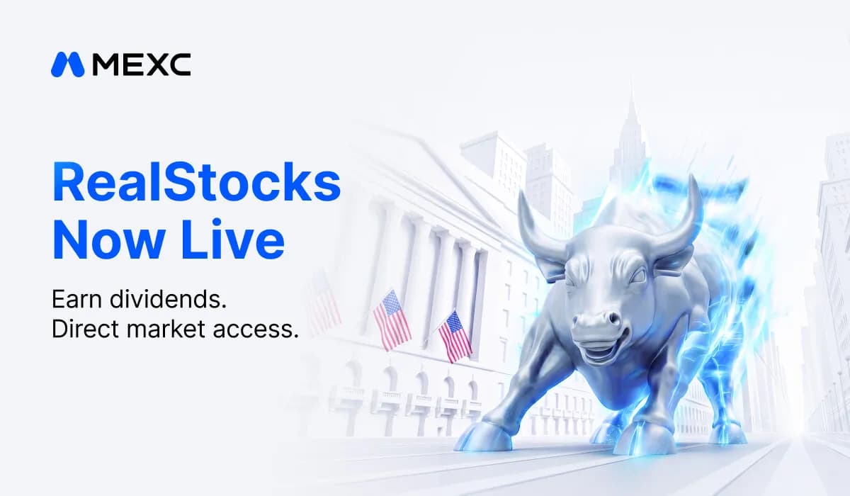 العملات الرقمية تلتقي بـ وول ستريت: MEXC تكشف النقاب عن "RealStocks" مع تداول الأسهم الأمريكية بدون رسوم وأرباح حقيقية - Cryptopolitan