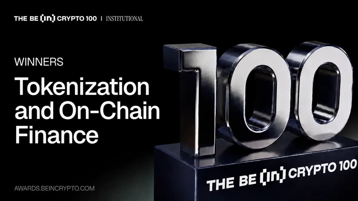 أفضل 16 شركة رائدة في مجال الترميز والتمويل على السلسلة ضمن قائمة BeInCrypto Institutional 100
