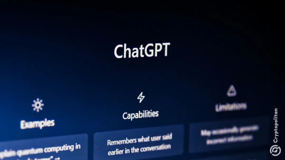 تجاوز عدد مستخدمي ChatGPT مليار مستخدم شهريًا، بينما يستحوذ Claude على حصة متزايدة من تفاعل المستخدمين - Cryptopolitan