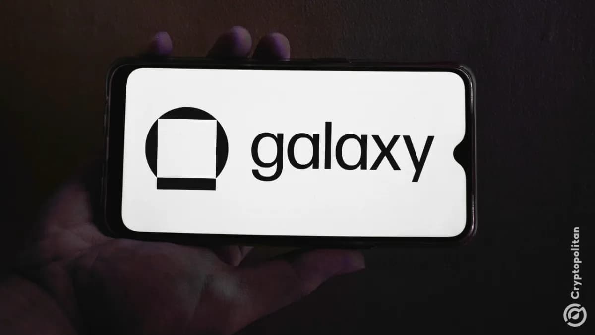 افتتحت شركة Galaxy Digital مكتبًا لأسواق التنبؤات خارج البورصة، وأتمت صفقة بقيمة 10 ملايين دولار مع شركة Arca - Cryptopolitan
