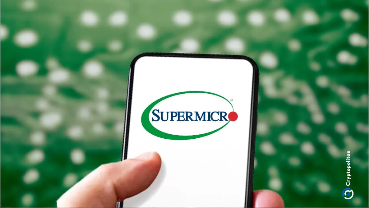 انخفض سهم شركة سوبر مايكرو بنسبة 10% بعد إعلانها عن جمع 7 مليارات دولار لتمويل مشاريع الذكاء الاصطناعي المتراكمة - Cryptopolitan