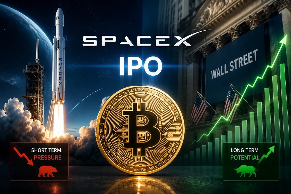 هل يشكل طرح SpaceX في البورصة دفعة أم ضغط على سعر البيتكوين؟