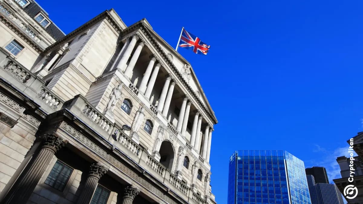 بنك إنجلترا يخفف سياسته المتعلقة بالعملات المستقرة وسط مخاوف السوق - Cryptopolitan