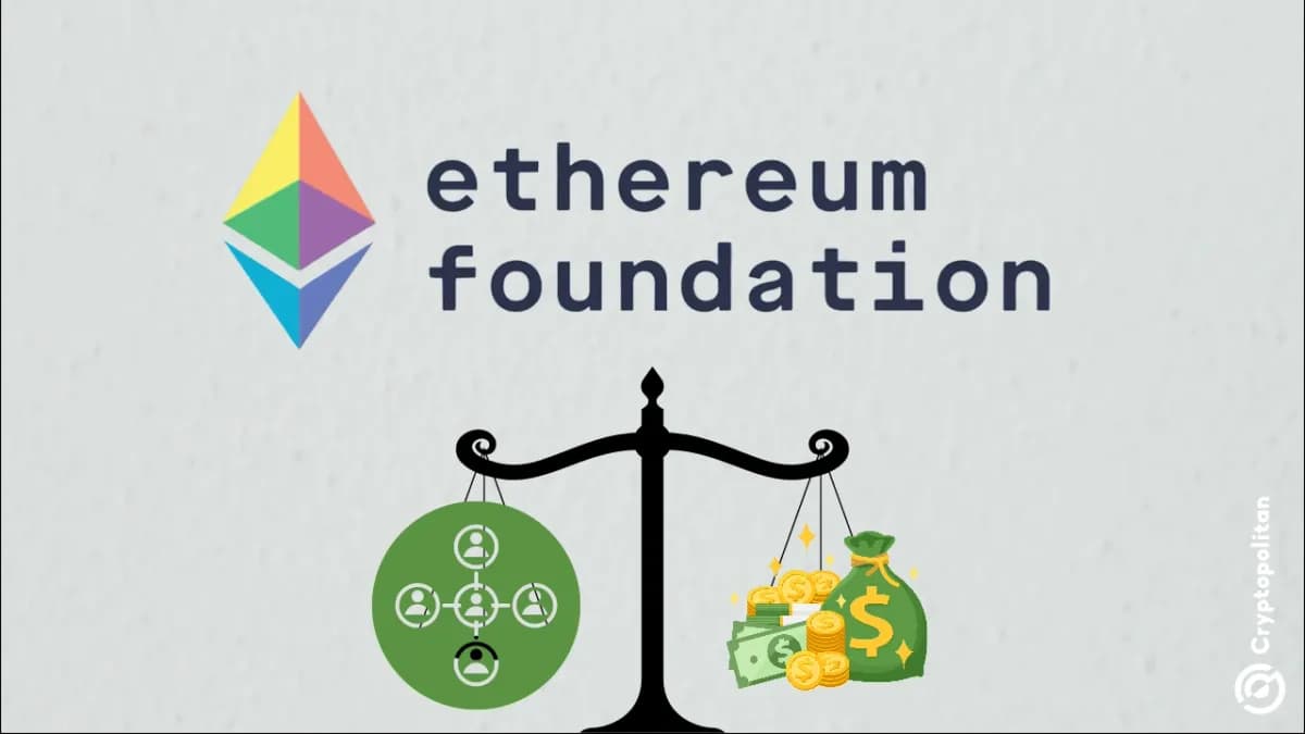 مؤسسة Ethereum تلغي 54 وظيفة في عملية إعادة هيكلة شاملة - Cryptopolitan